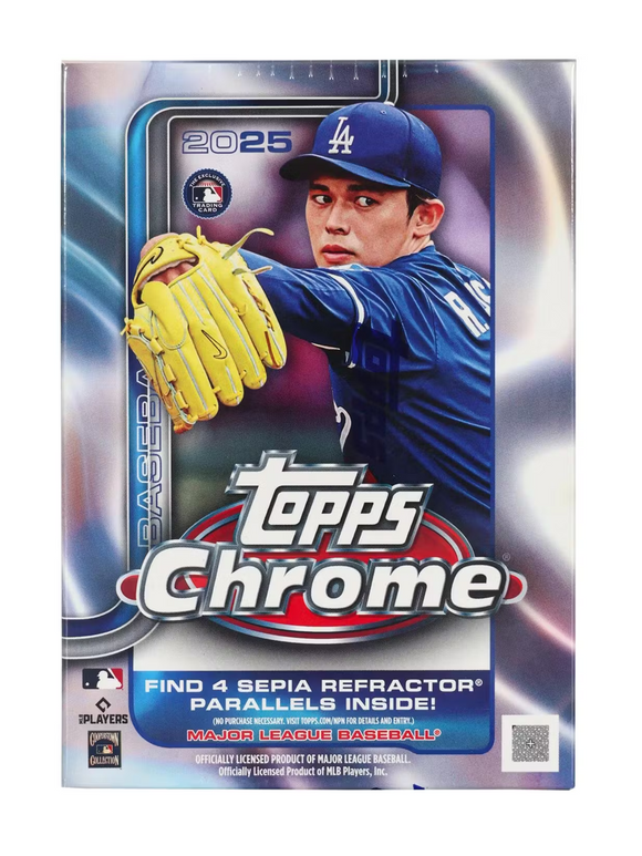 2025 Topps Chrome Baseball cards - Blaster Box