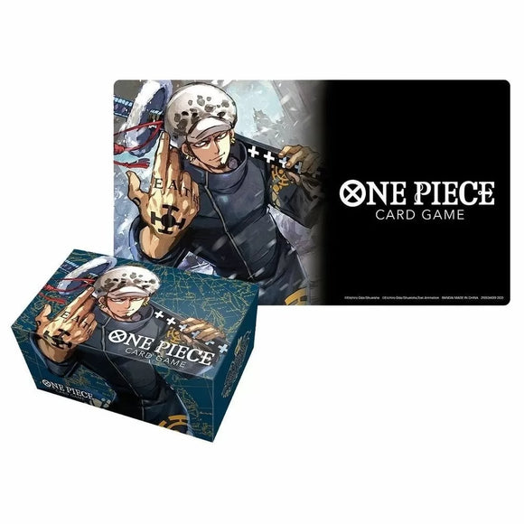 One Piece TCG Playmat and Storage Box Set Trafalgar Law