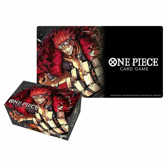 One Piece TCG Playmat and Storage Box Set Eustass 