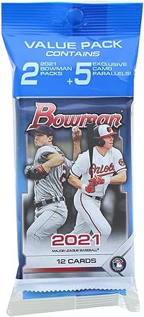 2021 Topps Bowman MLB Baseball cards - Cello/Fat/Value (Multi) Pack