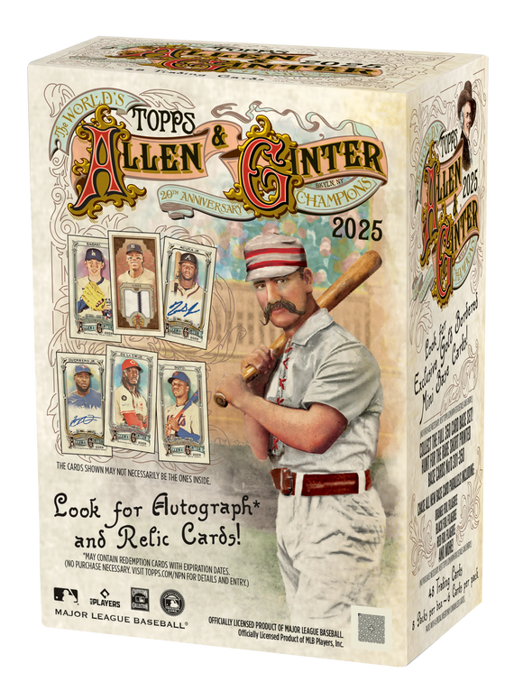 2025 Topps Allen & Ginter MLB Baseball cards - Blaster Box