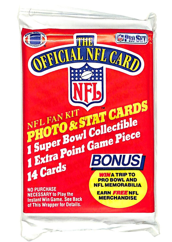 1989 NFL Pro Set Series 1 NFL Football - Retail Pack