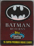 Topps Stadium Club DC Batman Returns (1991) - Hobby Pack