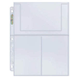Ultra Pro Platinum 3-Pocket 4x6" Photo Page - One (1) individual page