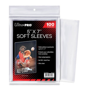 Ultra Pro 5"x7" Soft Penny Sleeves (100ct)