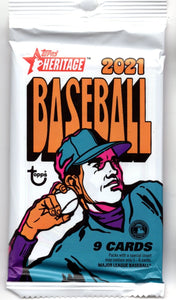 2021 Topps Heritage MLB Baseball cards - Retail Pack