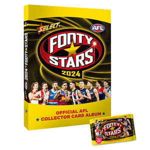 2024 Select AFL Footy Stars cardboard collector album