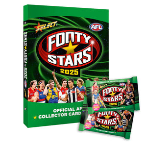 2025 Select AFL Footy Stars cardboard collector album