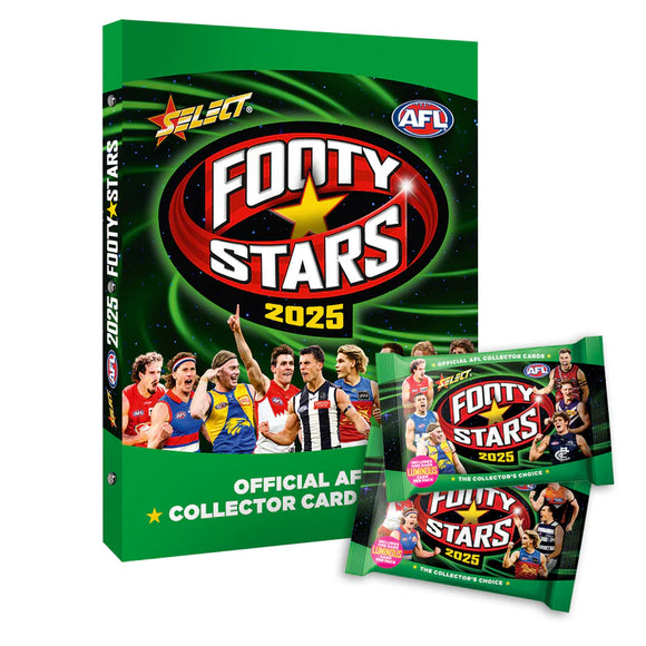 2025 Select AFL Footy Stars cardboard collector album