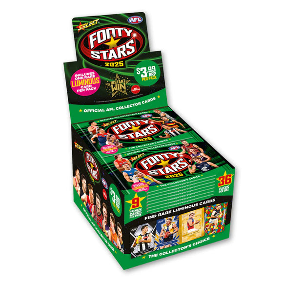 2025 Select Footy Stars AFL cards - Retail Box (36ct)
