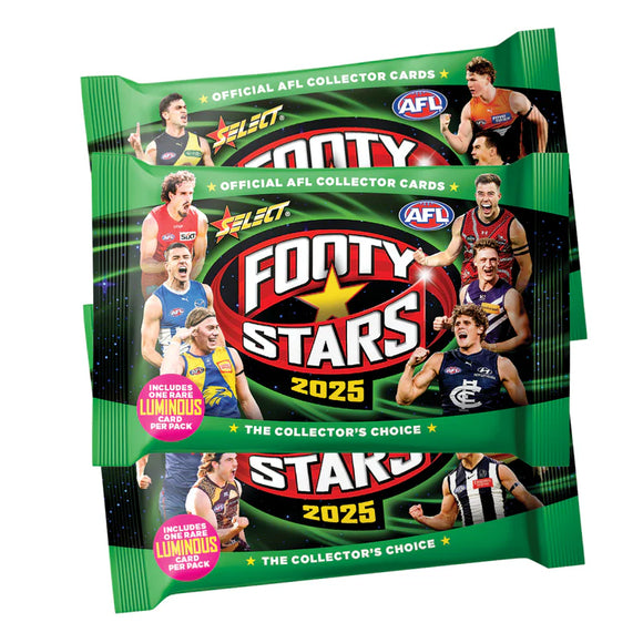 2025 Select Footy Stars AFL cards - Retail Pack