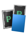 Palms Off Gaming Blackout Deck Sleeves - Standard Size - Blue - Matte