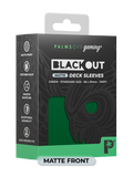 Palms Off Gaming Blackout Deck Sleeves - Standard Size - Green - Matte