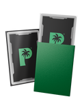 Palms Off Gaming Blackout Deck Sleeves - Standard Size - Green - Matte