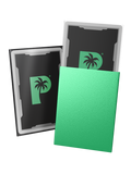 Palms Off Gaming Blackout Deck Sleeves - Standard Size - Jade - Matte