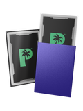 Palms Off Gaming Blackout Deck Sleeves - Standard Size - Purple - Matte