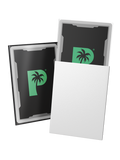 Palms Off Gaming Blackout Deck Sleeves - Standard Size - White - Matte