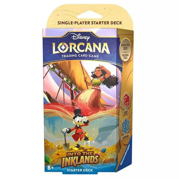 Disney Lorcana TCG S3 Into the Inklands! Starter Deck - Ruby & Sapphire