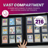 EVORETRO Shield+ 216 9-Pocket Binder Album for Toploaders - Purple