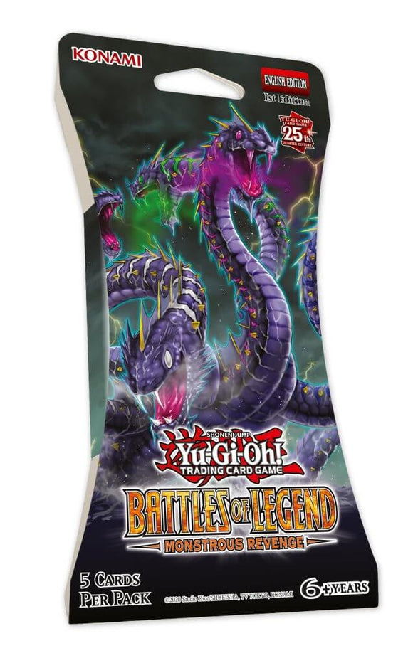 Yu-Gi-Oh! Battles of Legend: Monstrous Revenge - Sleeved Booster Pack (Retail)