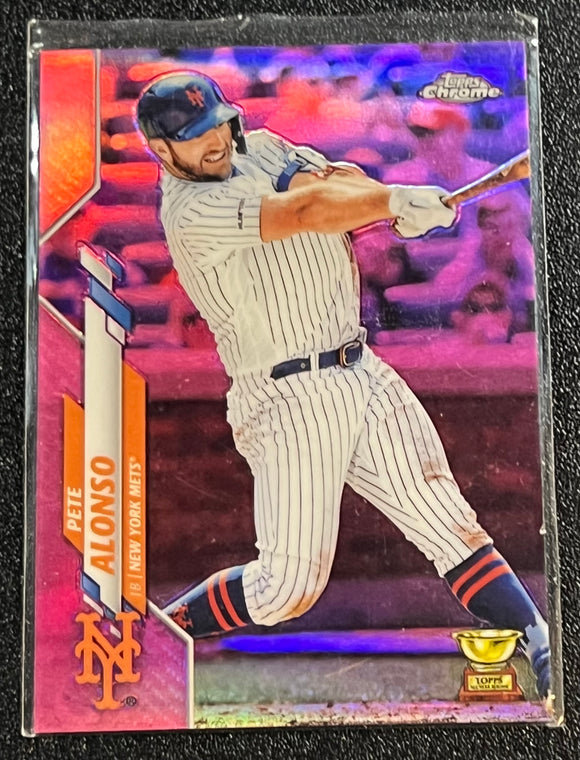 Pete Alonso - 2020 Topps Chrome PINK REFRACTOR #80