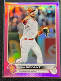 Kris Bryant - 2022 Topps Chrome PINK REFRACTOR #9