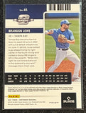Brandon Lowe - 2021 Panini Contenders Optic Baseball SEASON TICKET RED WAVE HOLO #45