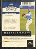 Randy Arozarena - 2021 Panini Contenders Baseball SEASON TICKET GREEN FOIL #32