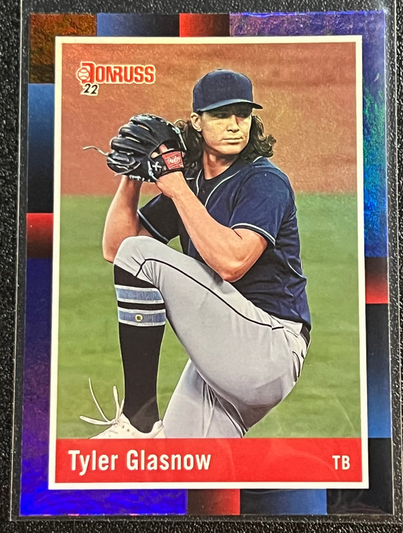 Tyler Glasnow - 2022 Panini Donruss Baseball Purple #257