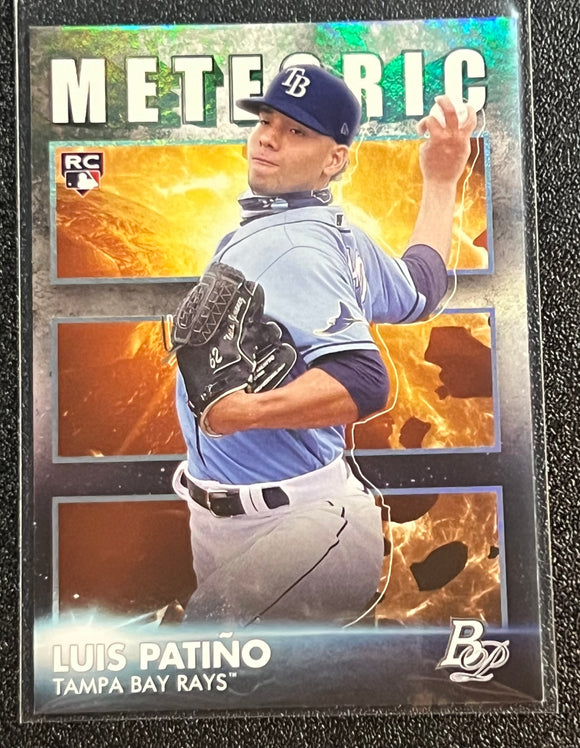 Luis Patino RC - 2021 Bowman Platinum Baseball METEORIC #MET-18