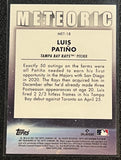 Luis Patino RC - 2021 Bowman Platinum Baseball METEORIC #MET-18