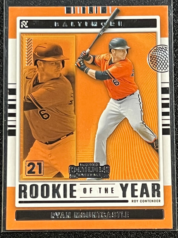 Ryan Mountcastle - 2021 Panini Contenders Baseball ROOKIE OF THE YEAR CONTENDER #ROY-RM