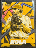 Aaron Nola - 2021 Topps Fire Baseball Gold Minted #161