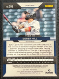 Derek Hill RC - 2022 Panini Prizm Baseball WHITE WAVE TIER III #206