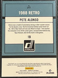 Pete Alonso - 2022 Panini Donruss Baseball 1988 RETRO PURPLE Parallel #247