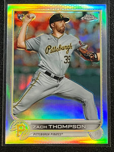 Zach Thompson RC - 2022 Topps Chrome REFRACTOR #30