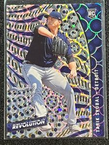 Tarik Skubal RC - 2021 Panini Chronicles Baseball Revolution GROOVE #65