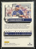 Corbin Burnes - 2022 Panini Donruss Baseball Purple #207