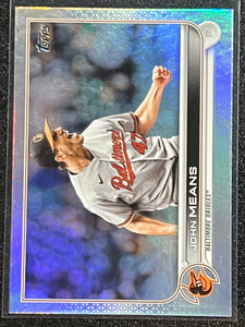 John Means - 2022 Topps Series 1 Baseball SILVER HOLO FOIL #253