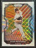 Ryan Weathers RC - 2022 Panini Prizm Baseball WHITE WAVE #20