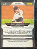 Ryan Weathers RC - 2022 Panini Prizm Baseball WHITE WAVE #20