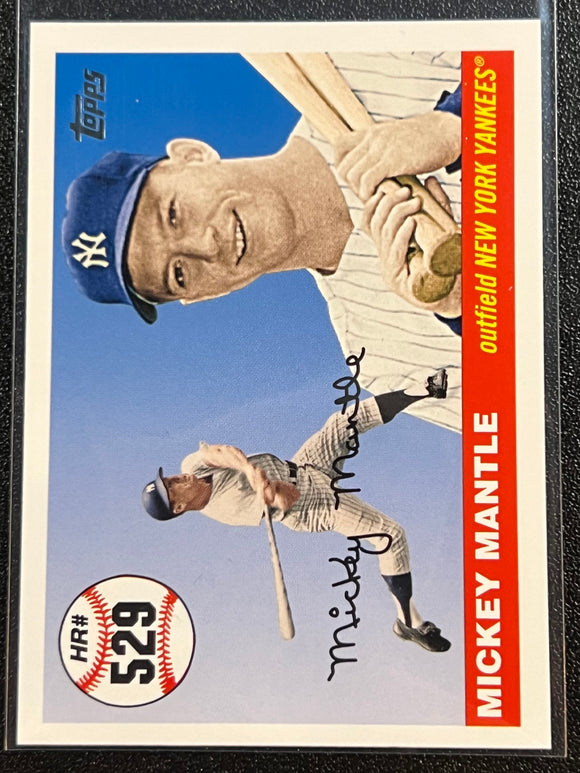 Mickey Mantle - 2006 Topps Baseball HOME RUN HISTORY #MHR529- Yankees