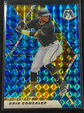 Erik Gonzalez - 2021 Panini Mosaic Baseball REACTIVE BLUE #114
