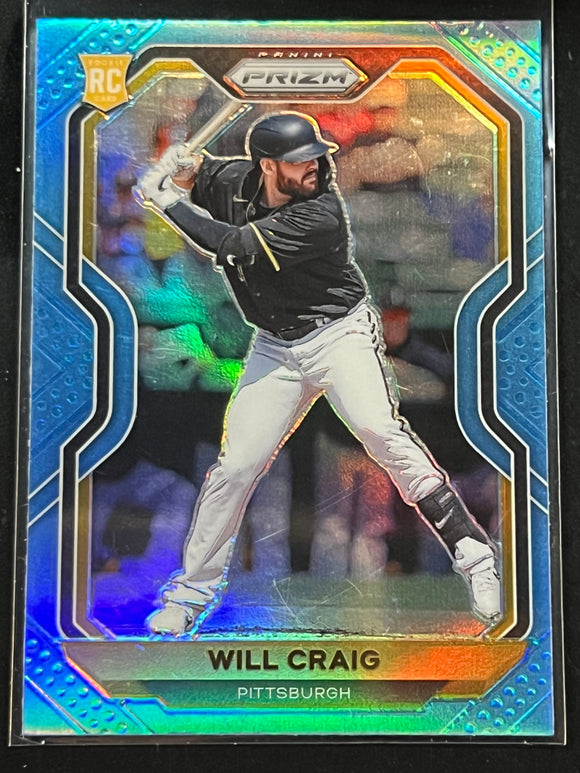 Will Craig RC - 2021 Panini Prizm Baseball CAROLINA BLUE #247