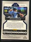 Jovani Moran RC - 2022 Panini Prizm Baseball WHITE WAVE #24