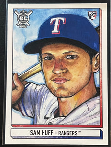 Sam Huff RC - 2021 Topps Big League Baseball ART OF THE GAME #ATG-SH