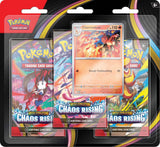 Pokemon TCG Mega Evolution Chaos Rising 3-Pack Booster Blister