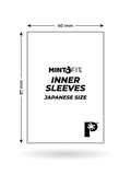 Palms Off Gaming MintFit Inner Sleeves Japanese Size - 100ct