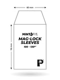 Palms Off Gaming MintFit Mag-Lock Card Case Sleeves (100pt-130pt) - 100ct