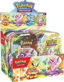 Pokemon Scarlet & Violet 8.5 Prismatic Evolutions Mini Tin (1) One Random Tin